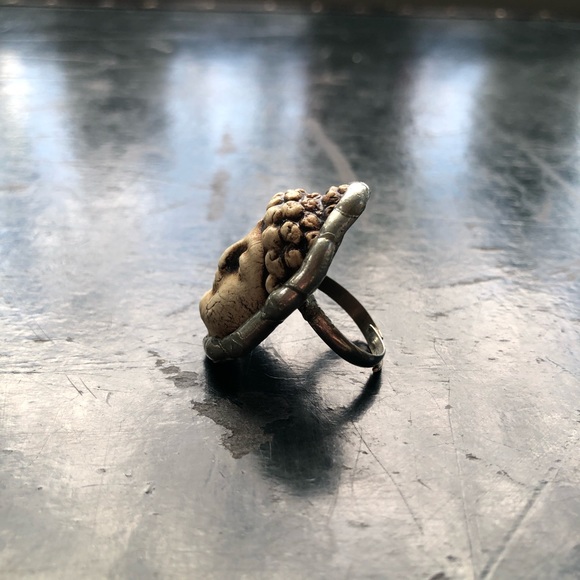 SOLD Adjustable Buddha Ring - Picture 2 of 5